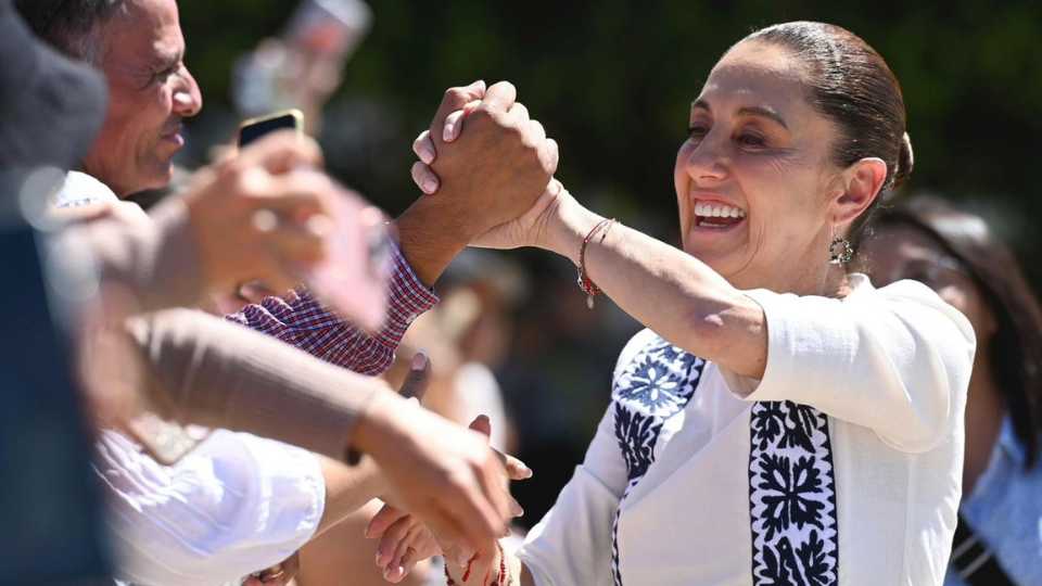 Claudia Sheinbaum evento Nayarit apoyo a Cuba México