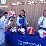 cascos gratis motociclistas San Nicolás seguridad vial