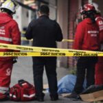 persona sin vida centro Monterrey avenida Juárez