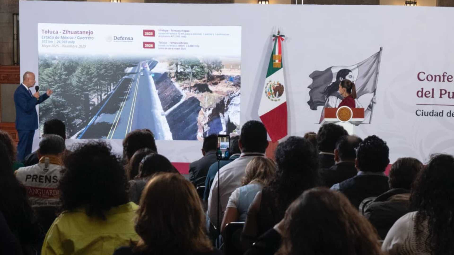 Sheinbaum impulsa inversión histórica en carreteras