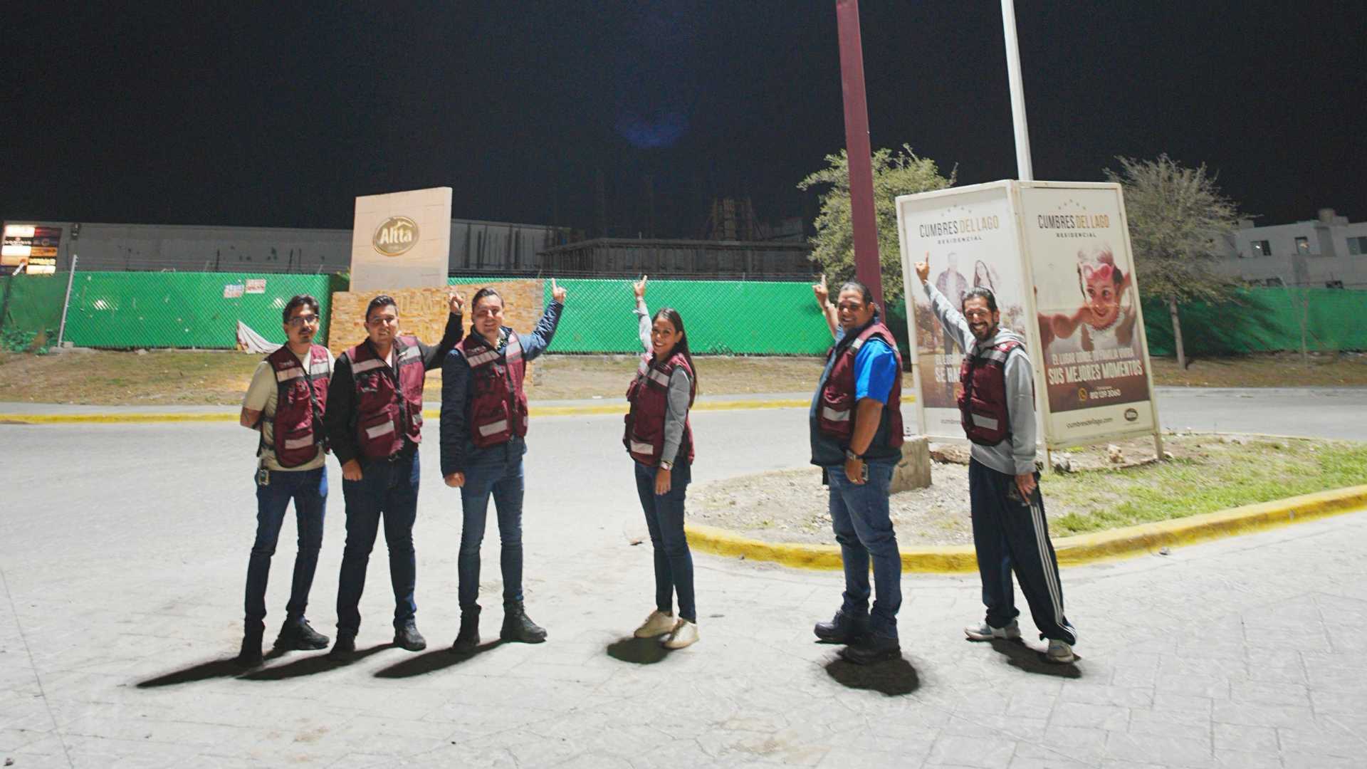 García instala Mega Torres de Luz para reforzar seguridad