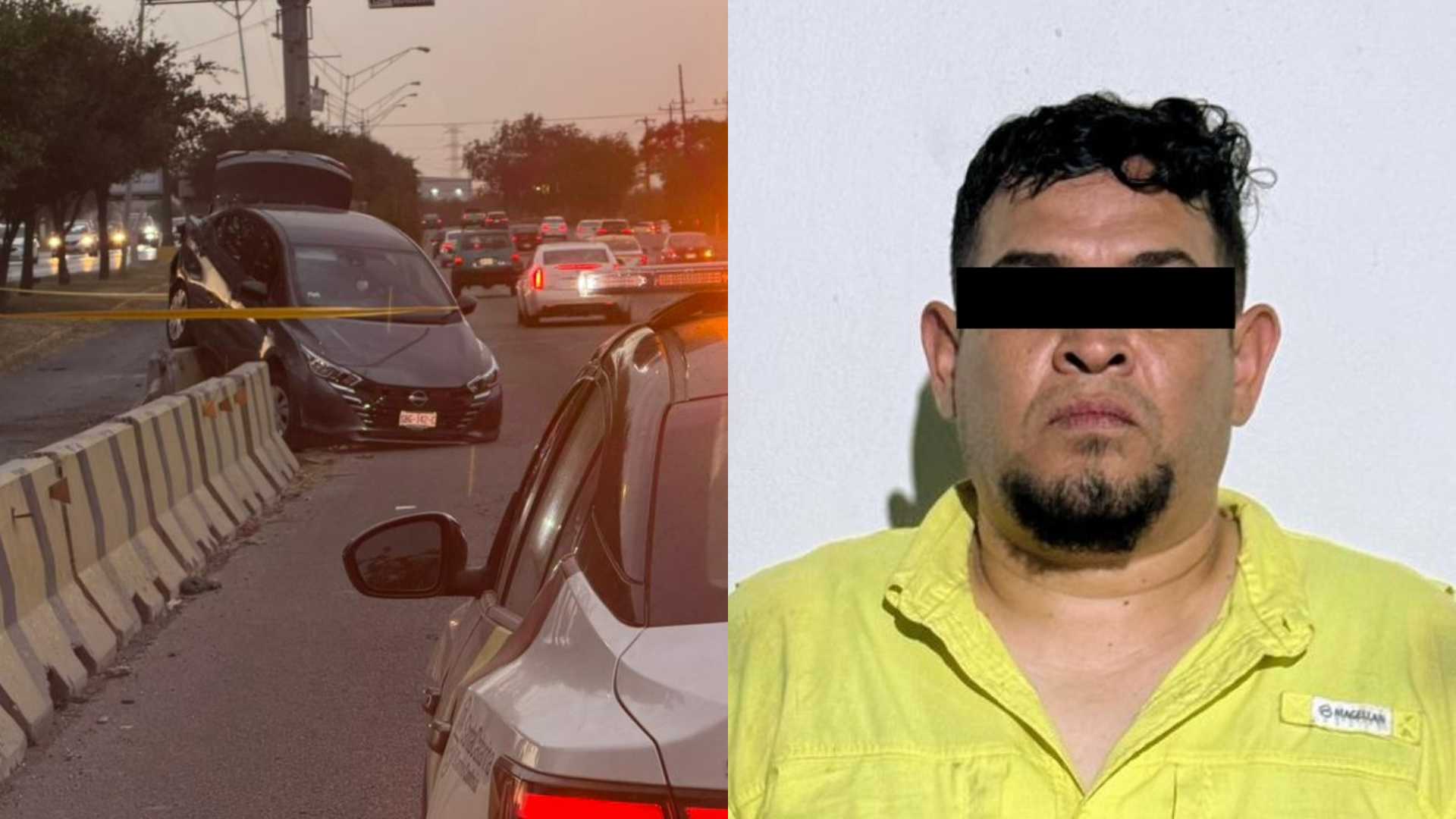 Detienen a hombre tras persecución en Santa Catarina
