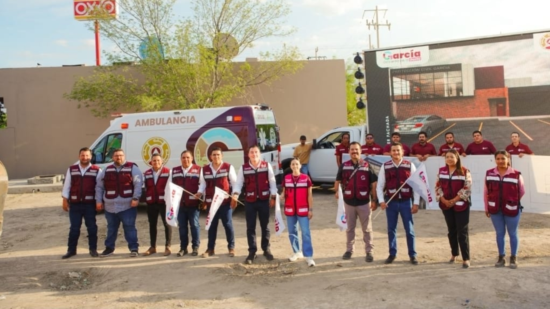 García inicia construcción de nueva Estación de Protección Civil y Bomberos en San Blas